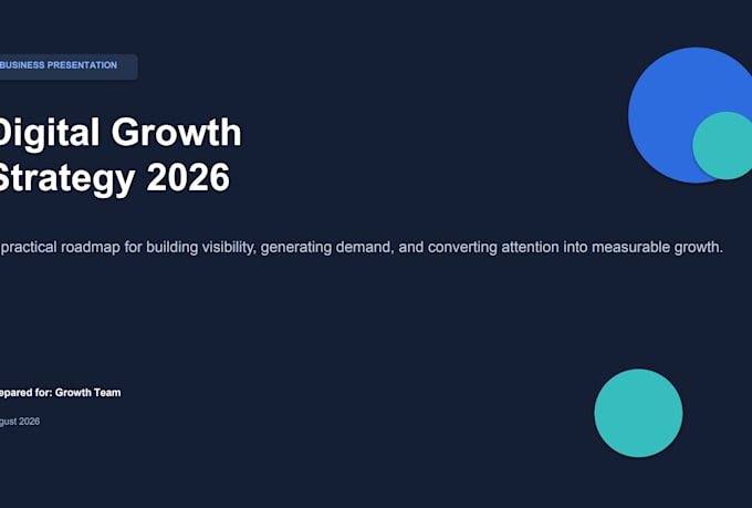 design professional powerpoint presentations and PPT slides
